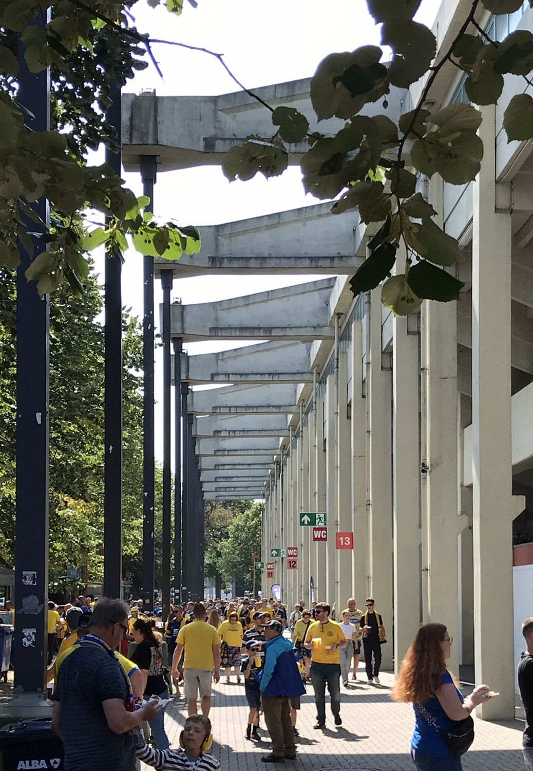 Back of East Stand